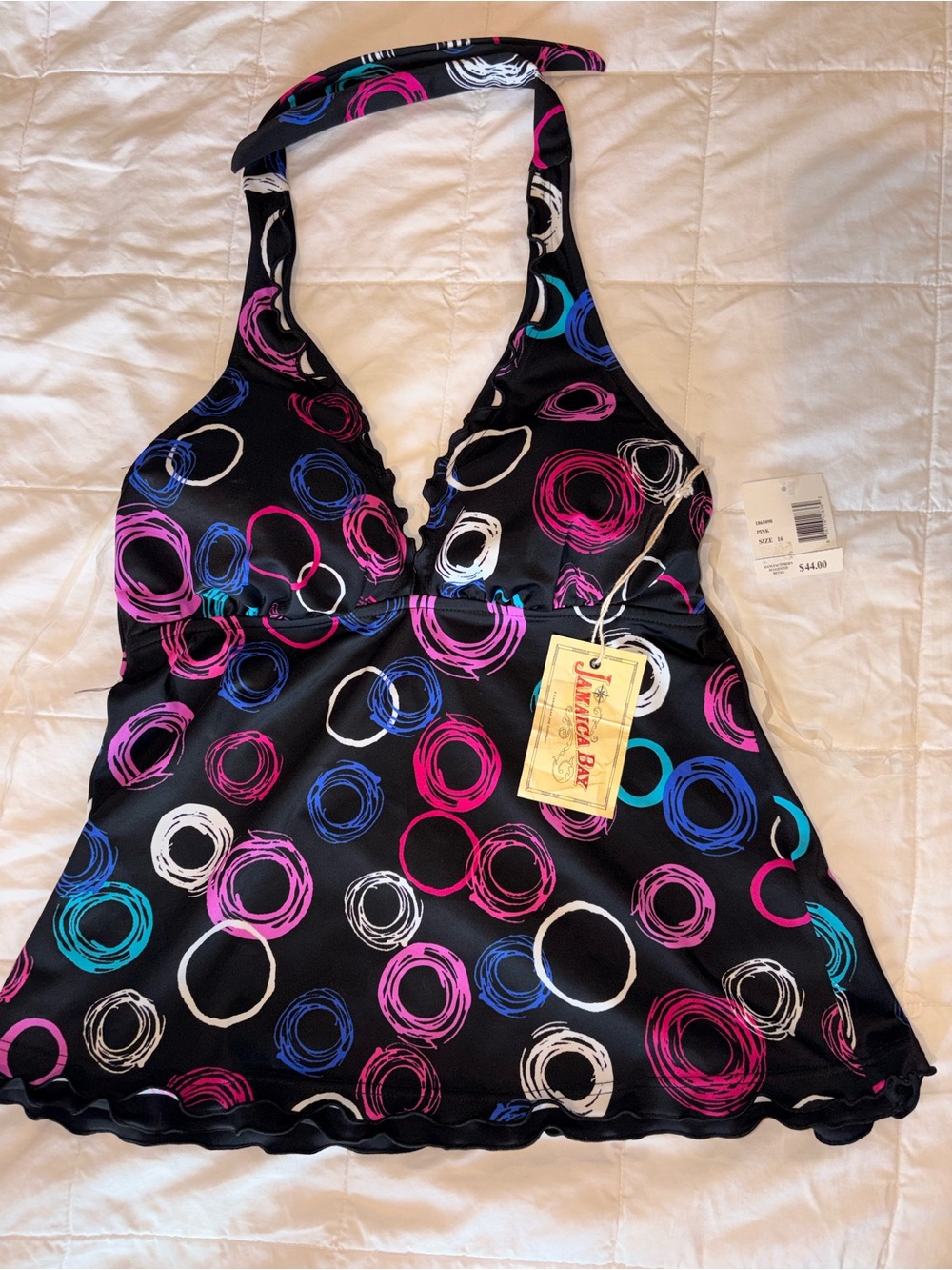 Jamaica Bay Women’s Tankini Halter Top size 16